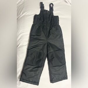 Wonder Nation Black Kids Ski Overalls